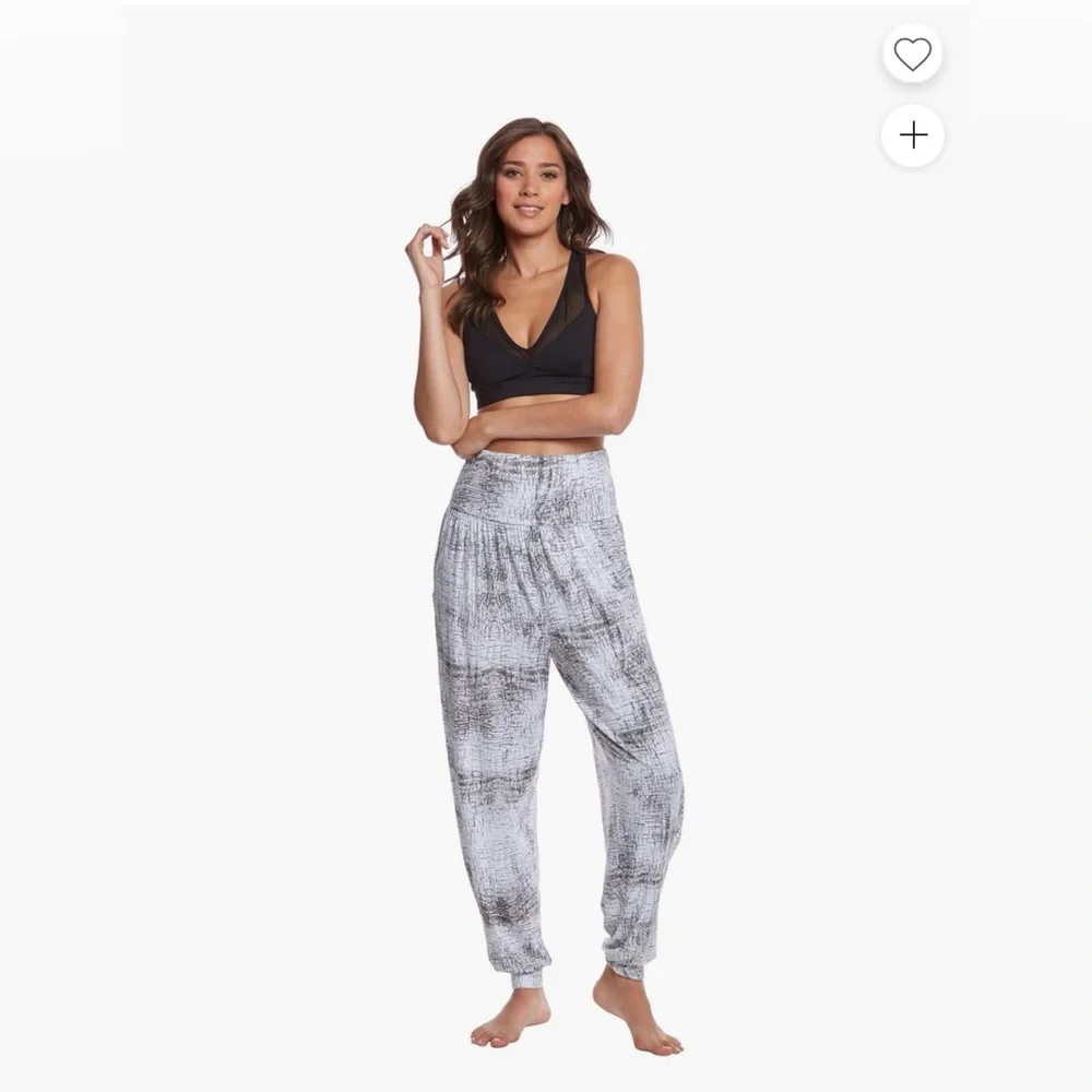 ALO Yoga Intention High Waisted Flowy Side Slit Joggers Size S EUC Athleisure